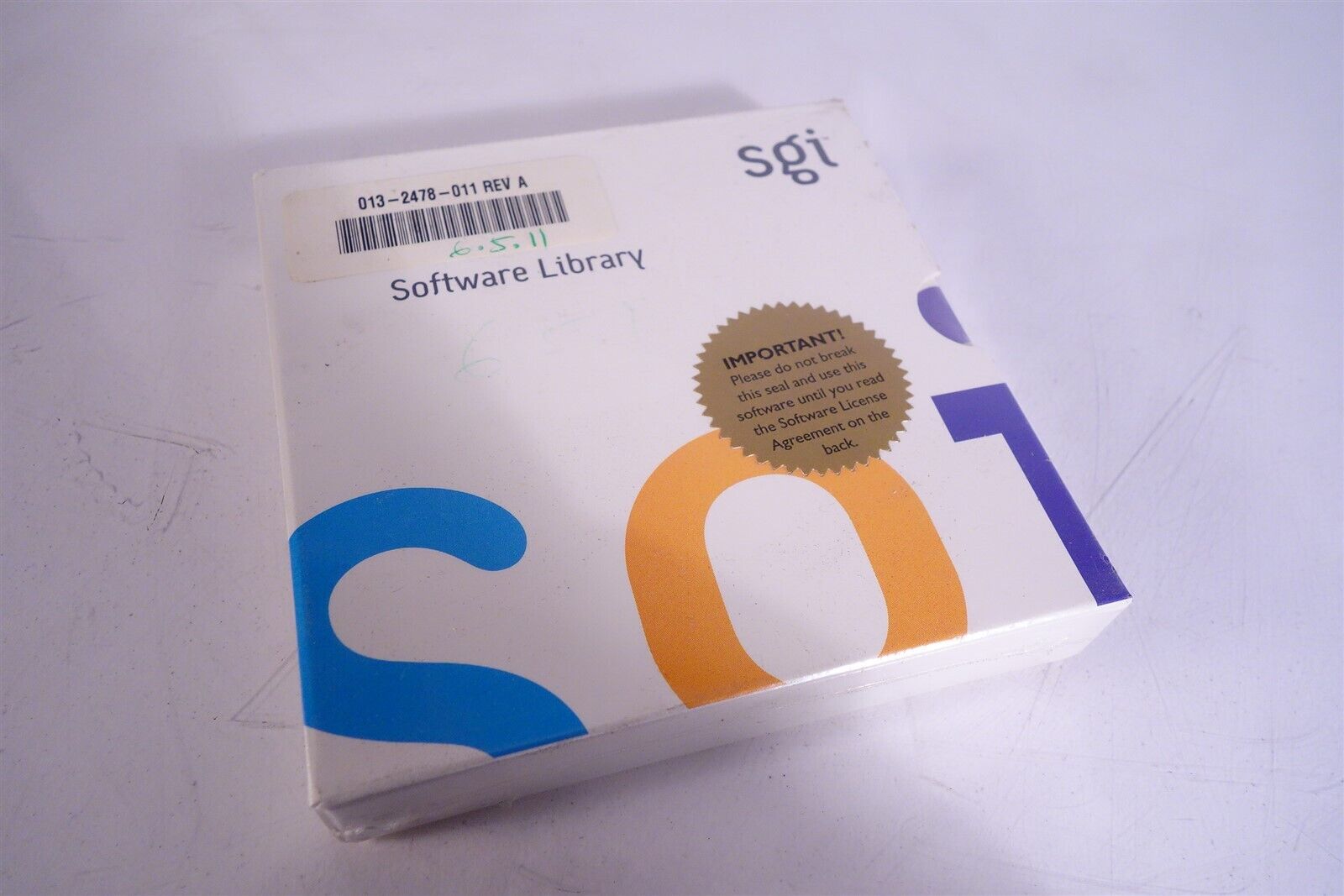 SGI Silicon Graphics IRIX 6.5.11 Sealed Software Library Collection 