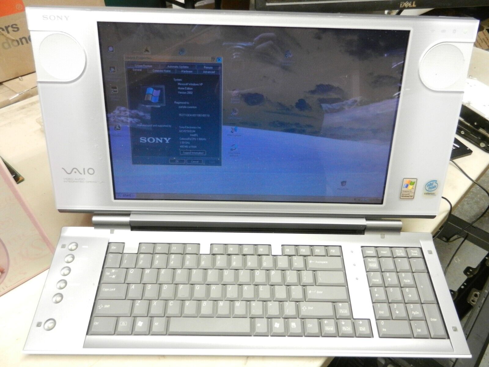 Rare Vintage Sony PCV-W10 All-in-One Personal Computer - 1st VAIO - Works AS-IS
