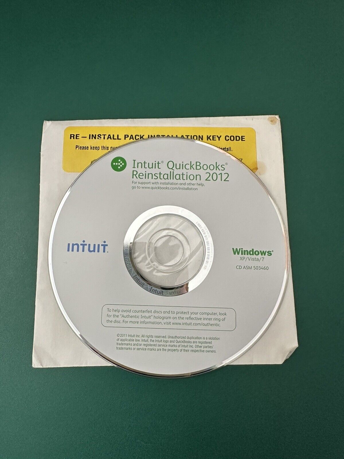 Intuit QuickBooks Premier Reinstallation 2012  With Serial & Keys - Windows