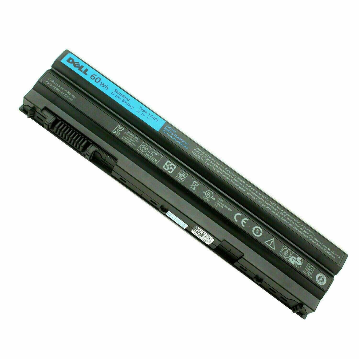 New Genuine E6420 M5Y0X T54FJ Battery For Dell Latitude E5420 E6430 E6520 60wh