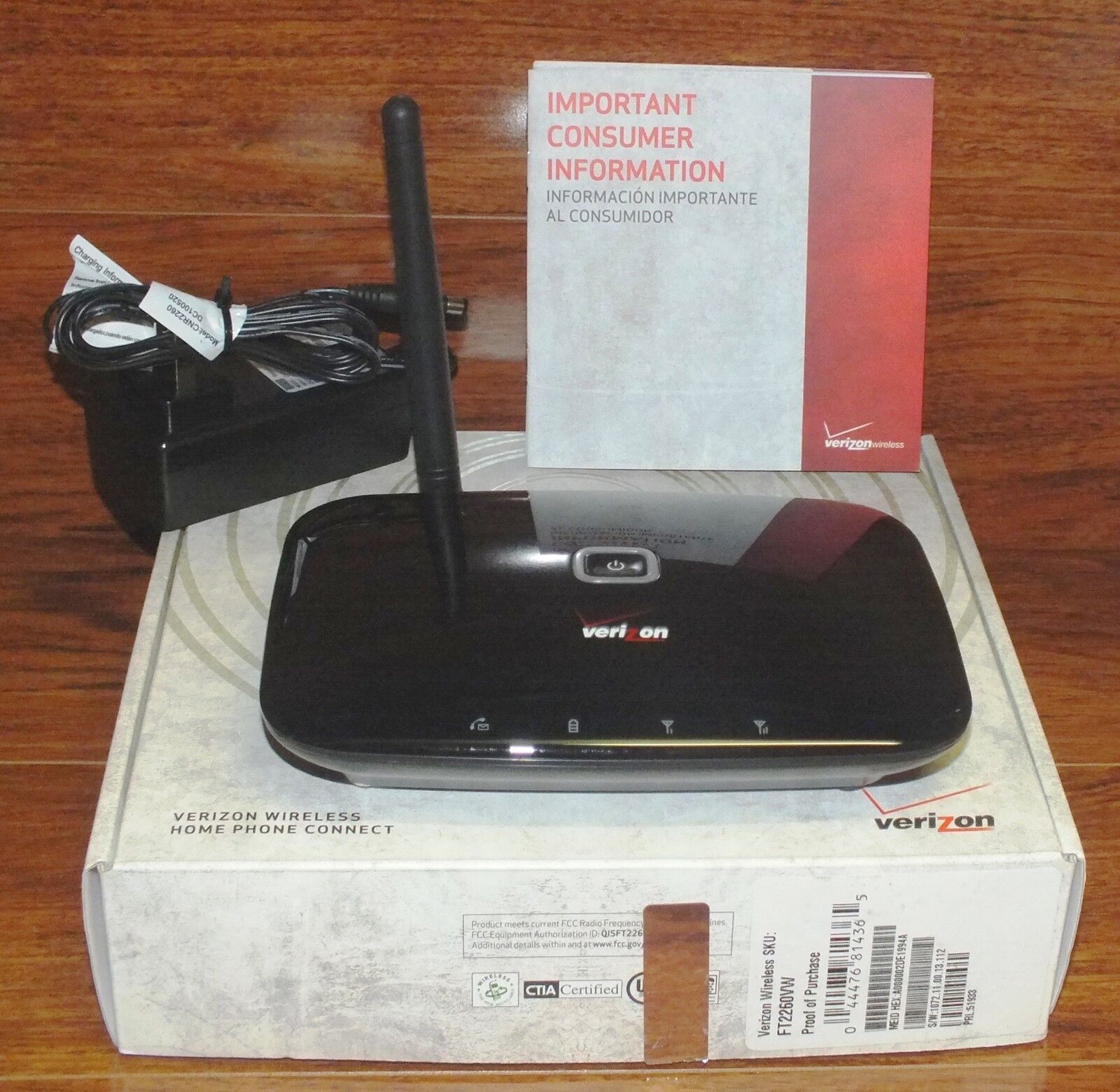 Verizon Wireless HomePhone Connect Wireless Device Huawei (FT2260VW) VZW Network