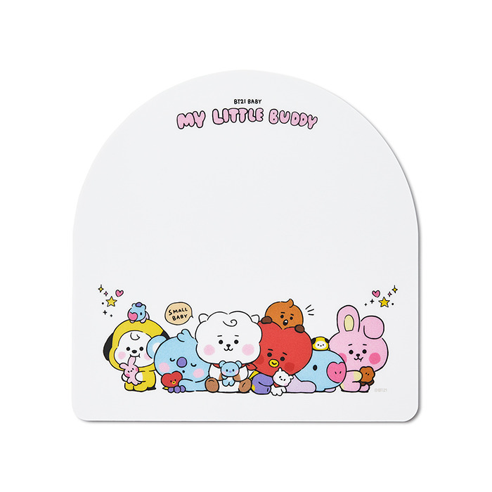 [US seller] BT21 Round Mouse Pads,  Jelly Candy or Little Buddy edition by BTS