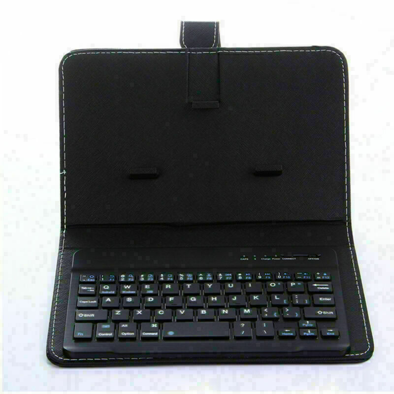 Mini Portable Leather Wireless bluetooth Keyboard for Smartphone