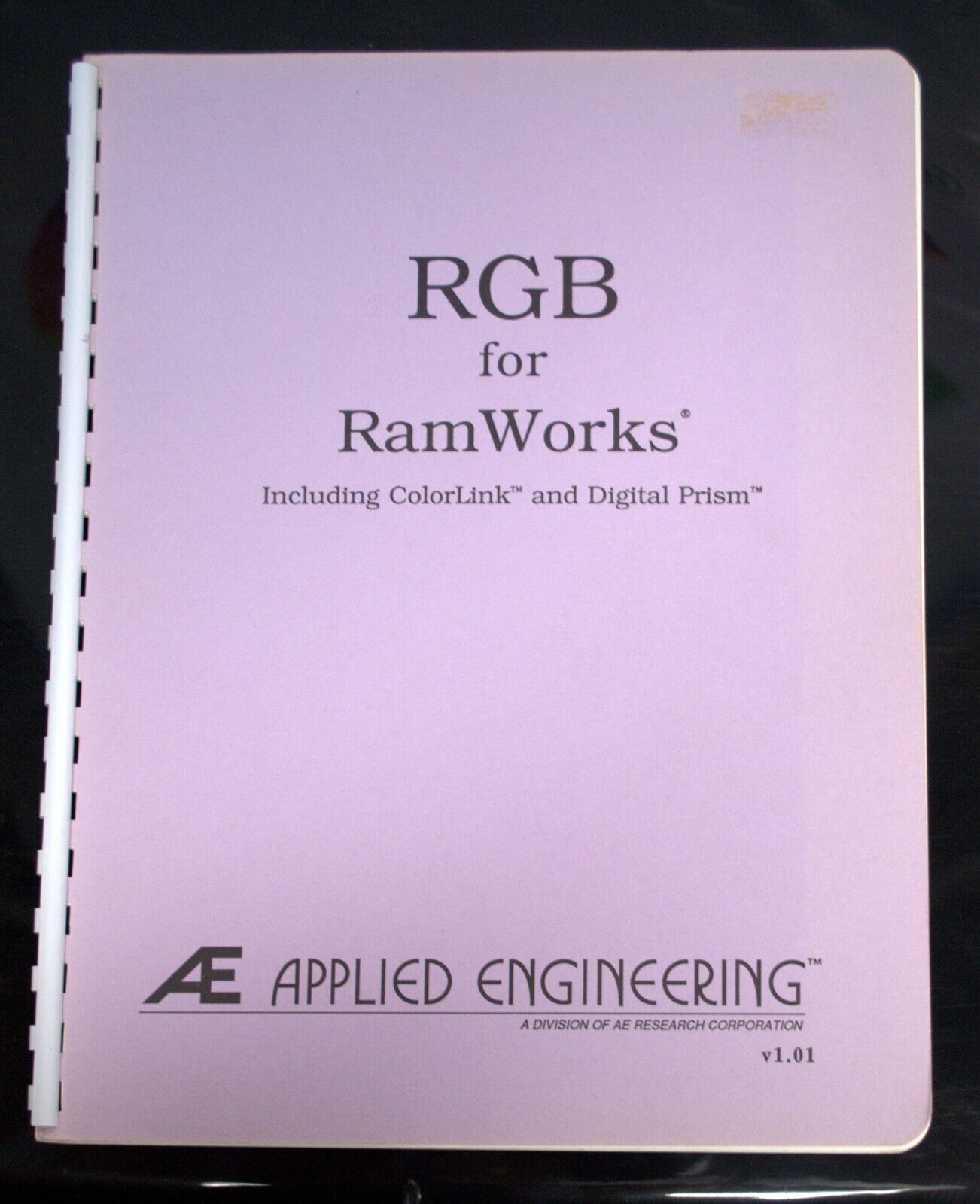Applied Engineering RGB for RamWorks User's  Manual