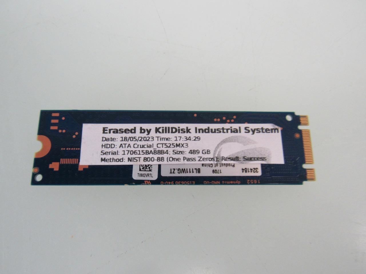 CT525MX300SSD4 Crucial MX300 Series 525GB TLC SATA 6Gbps (AES-256) M.2 2280 SSD