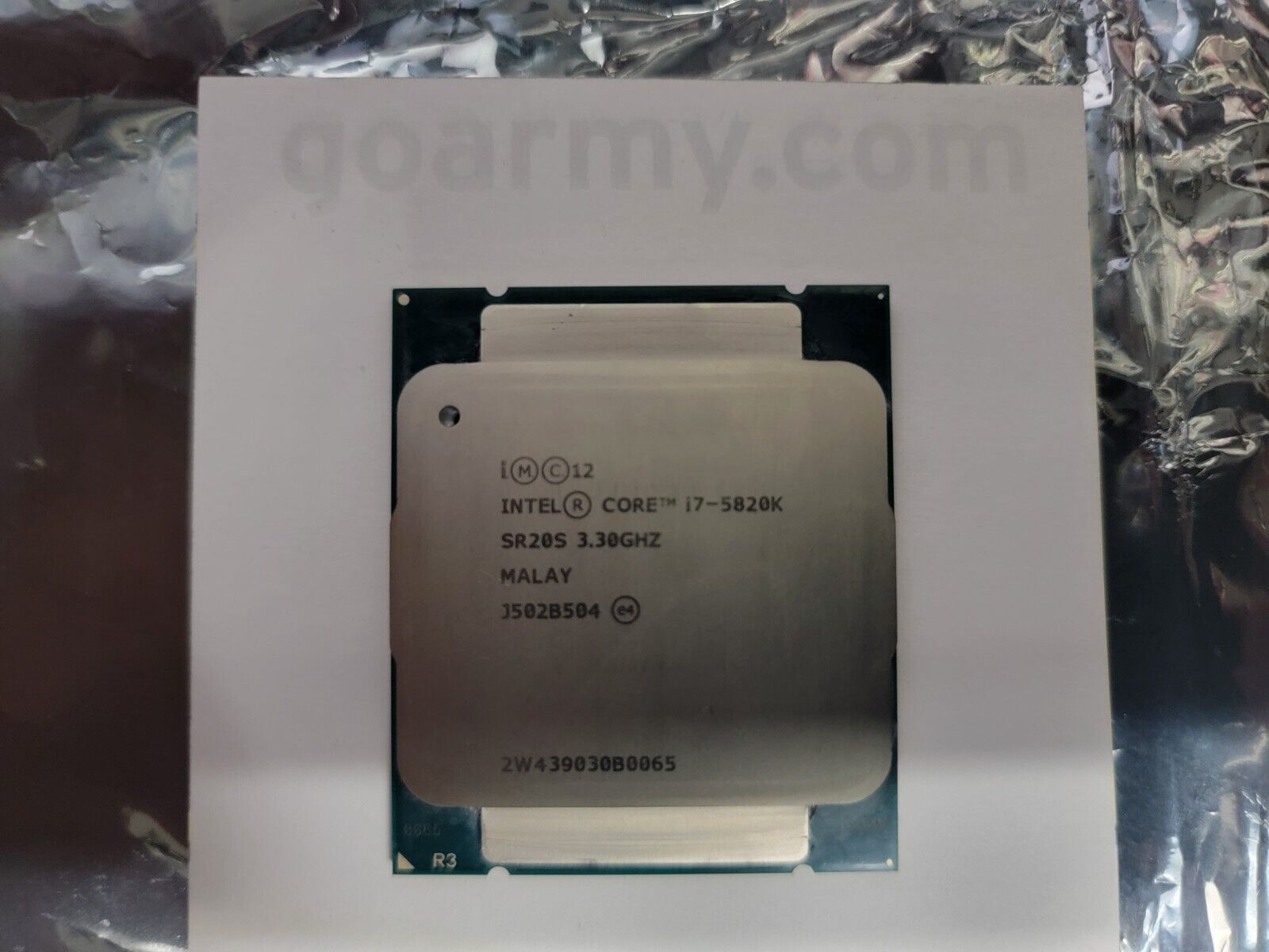 Intel Core i7-5820K 3.30GHz 6-Core 15MB LGA2011-3 Desktop Processor SR20S 140W
