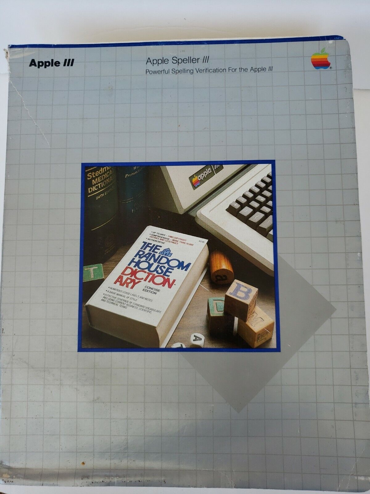 Apple Speller Vintage 1982 Software Box and Packing List Computer
