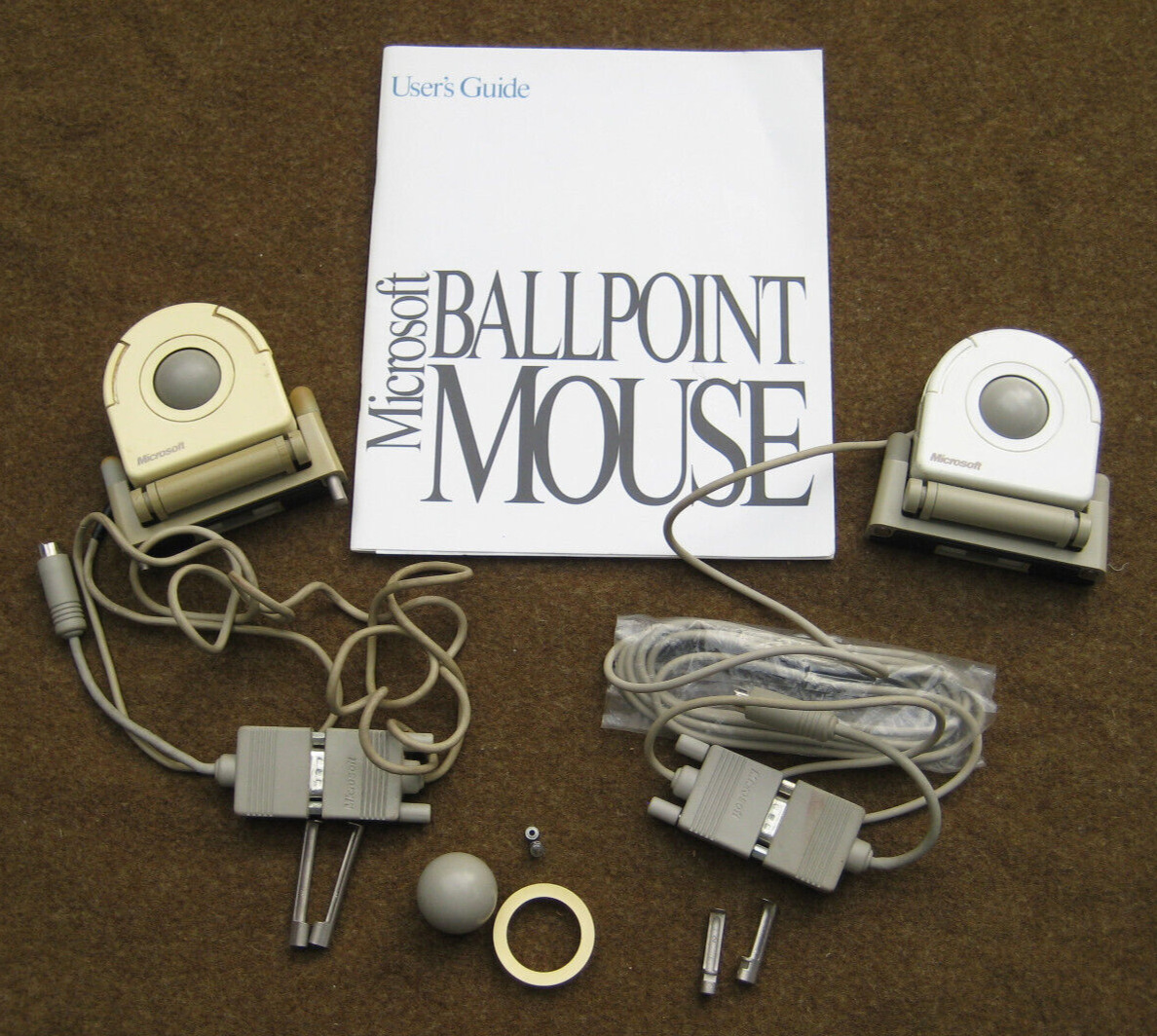 Vintage Microsoft Ballpoint Mouse Lot