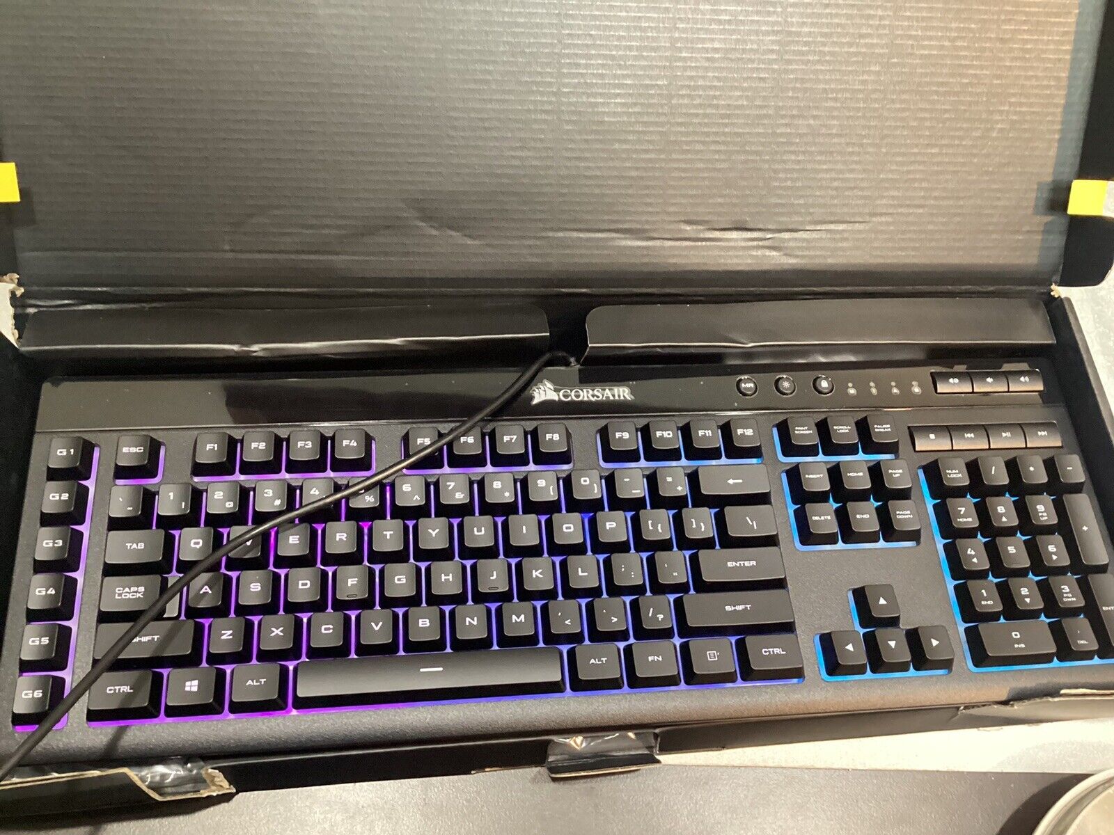 Corsair K55 (CH9206015NA) Wired RGB Backlit Gaming Keyboard