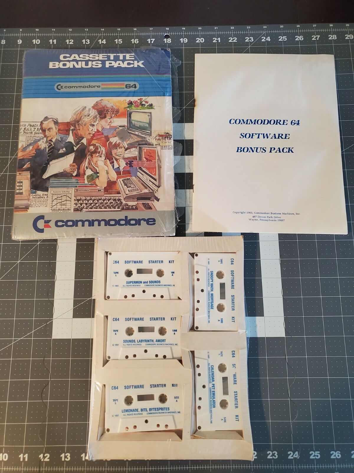 Cassette Bonus Software Pack Commodore 64