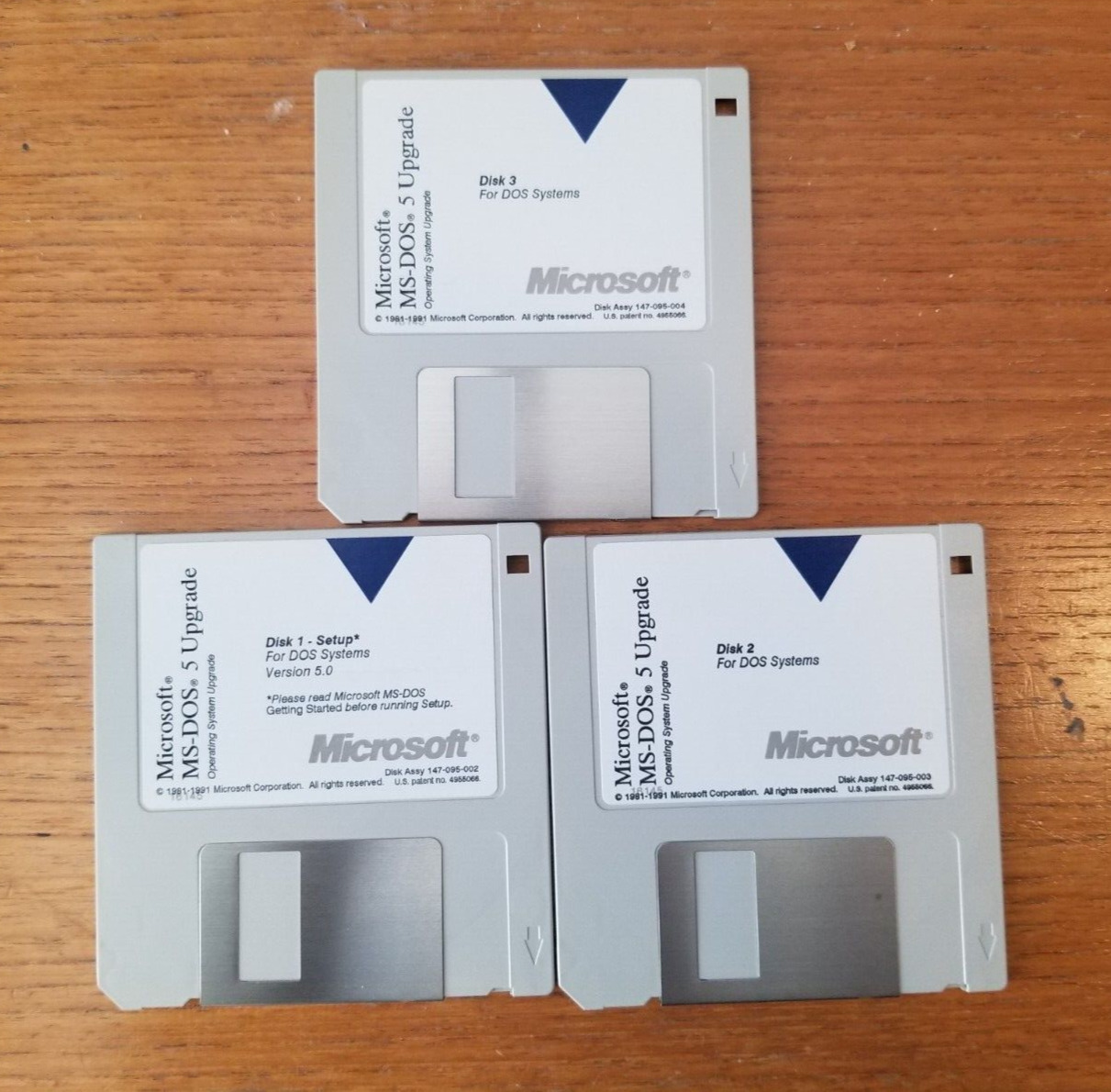 Vintage Software MS-DOS 5.0 - (3) 3.5\