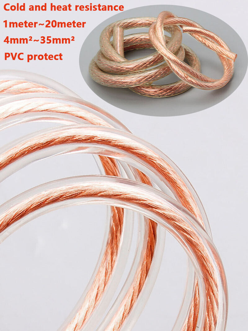 High Voltage Flexible Copper Wire Ground Lead PVCSkin 4 6 10 16 25 35(mm²) lot
