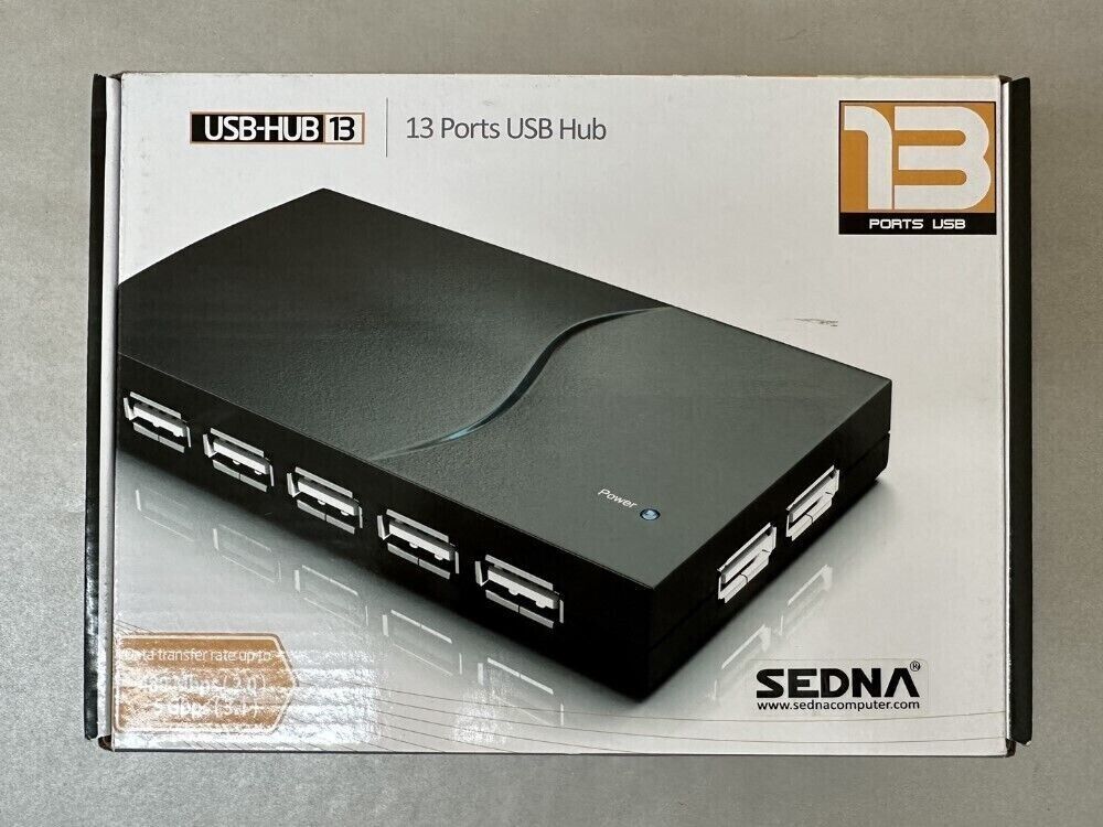 Sedna SE-USB-HUB-13A 13-Port USB Hub - No Box