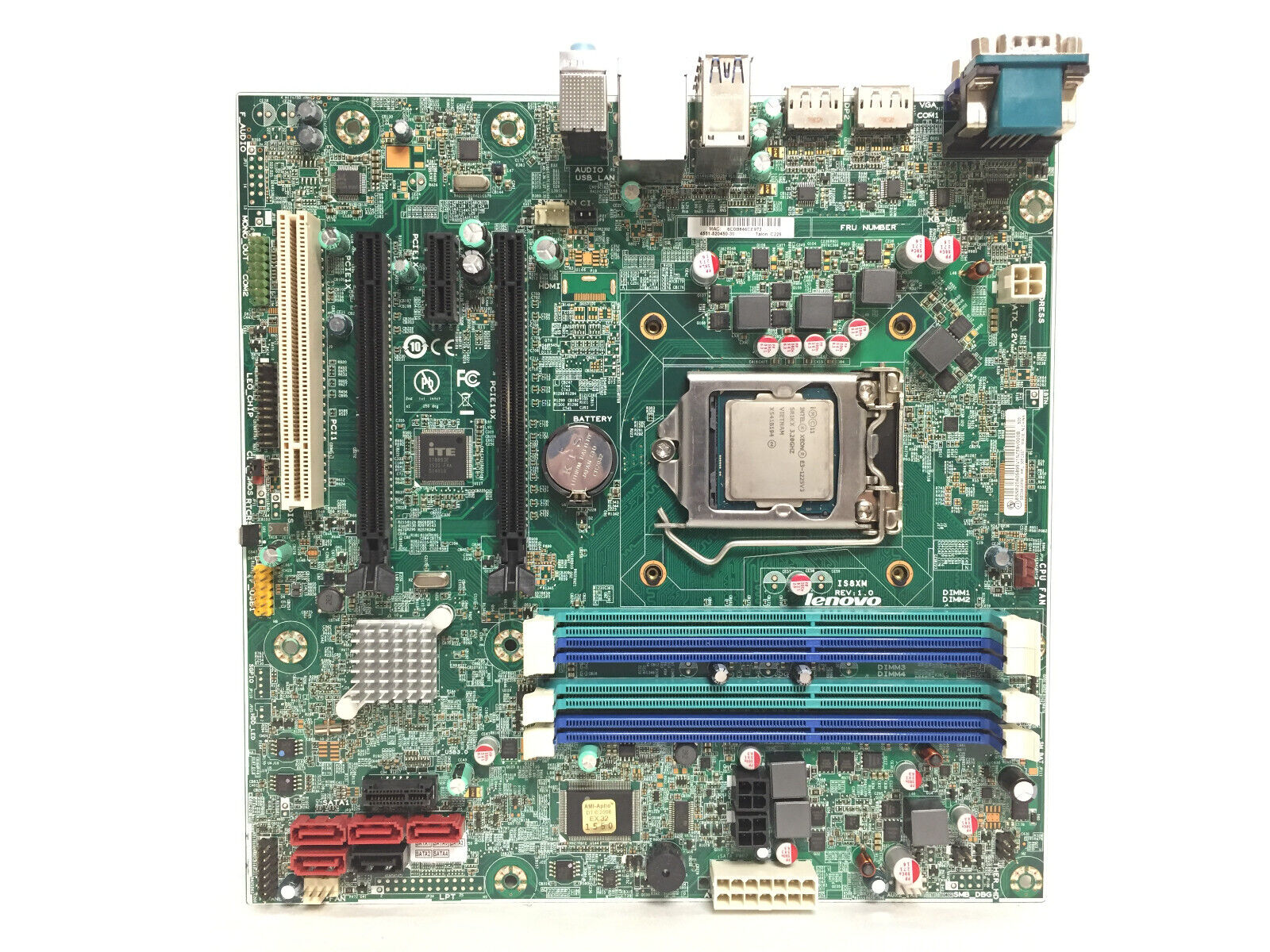 Lenovo ThinkServer TS140 3.2Ghz Xeon E3-1225 DDR3 Motherboard 00FC657  (Tested)