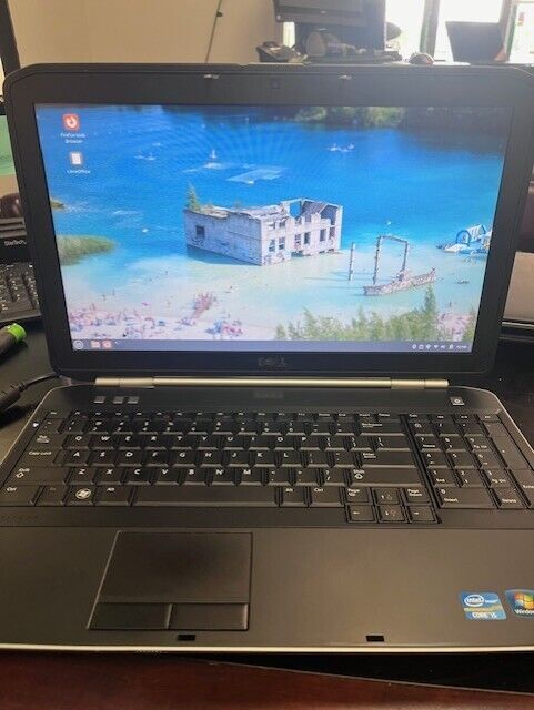 Dell Laptop Linux Mint Cinnamon 8GB Ram,New Fast 256GB SSD, New Battery, Bin A