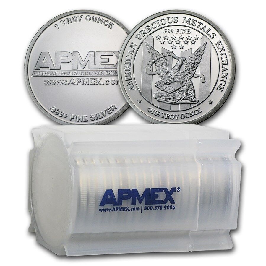 1 oz APMEX Silver Round .999 Fine (Lot of 20) - SKU #74753