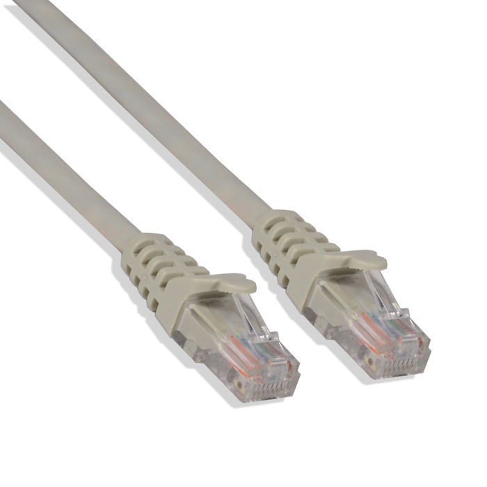 5ft Cat6 Cable Ethernet Lan Network RJ45 Patch Cord Internet Gray (50 Pack)