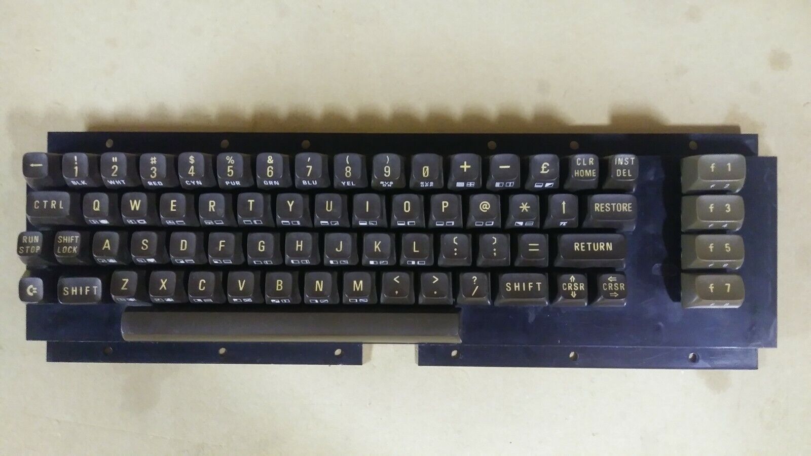 Commodore 64 Keyboard Replacement Parts: Keycaps, Stems, Springs