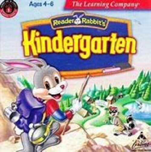Reader Rabbit's KINDERGARTEN Ages 4 to 6 Childrens Educational Software game