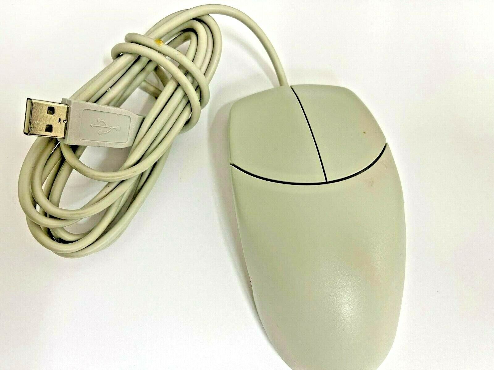 RARE VINTAGE LOGITECH 2 BUTTON M-UD42 WIRED MECHANICAL USB MOUSE RM0MOU1