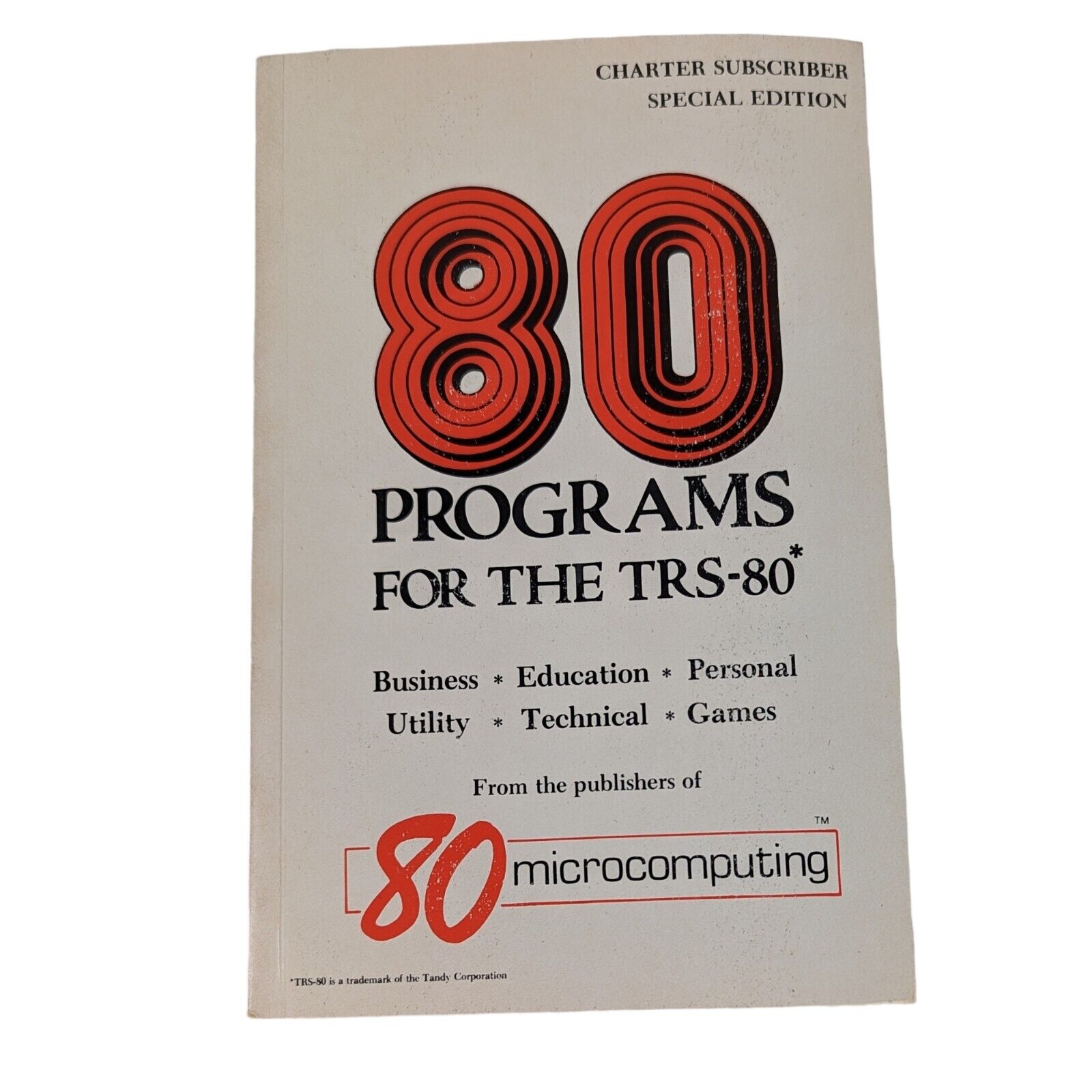 80 Programs for the TRS-80 Special Edition Vtg 1979 Microcomputing Perry & Brown