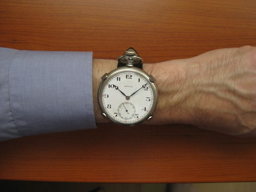 Wear your pocket watch on a wrist -  fits elgin, hamilton, illinois 