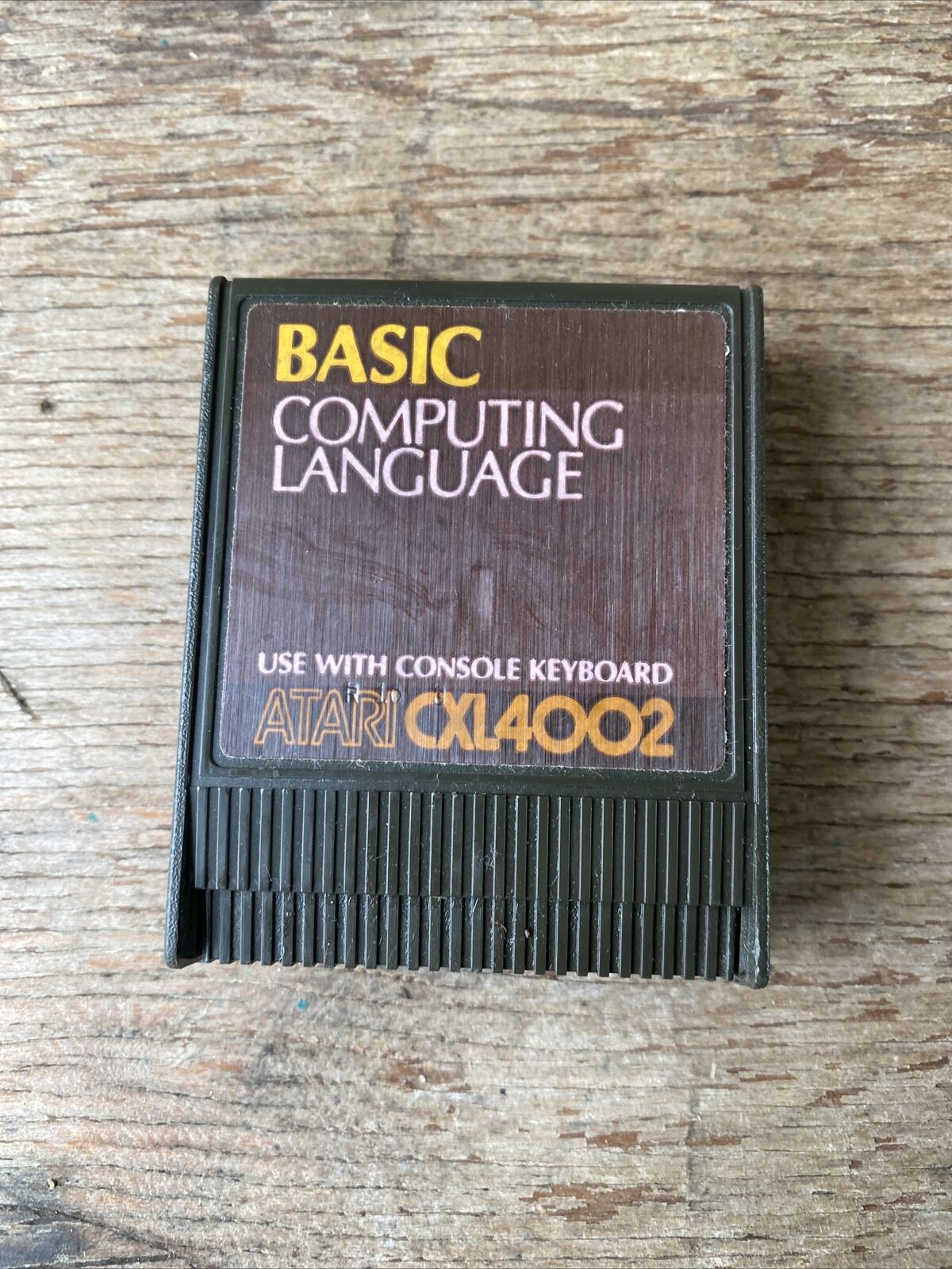 BASIC : Computing Language CXL4002 Original ATARI Computer Cartridge Untested
