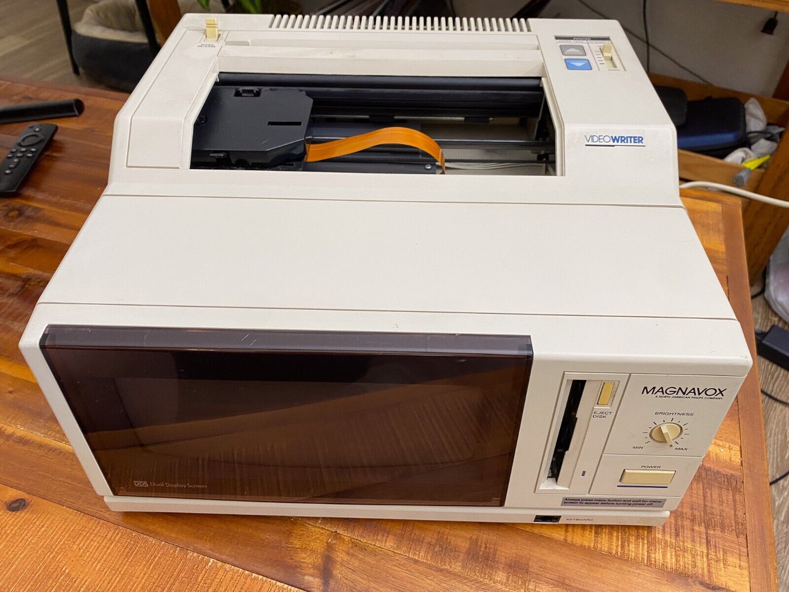 Vintage Magnavox 250 Video Writer Word Processor Printer WITHOUT KEYBOARD 1986