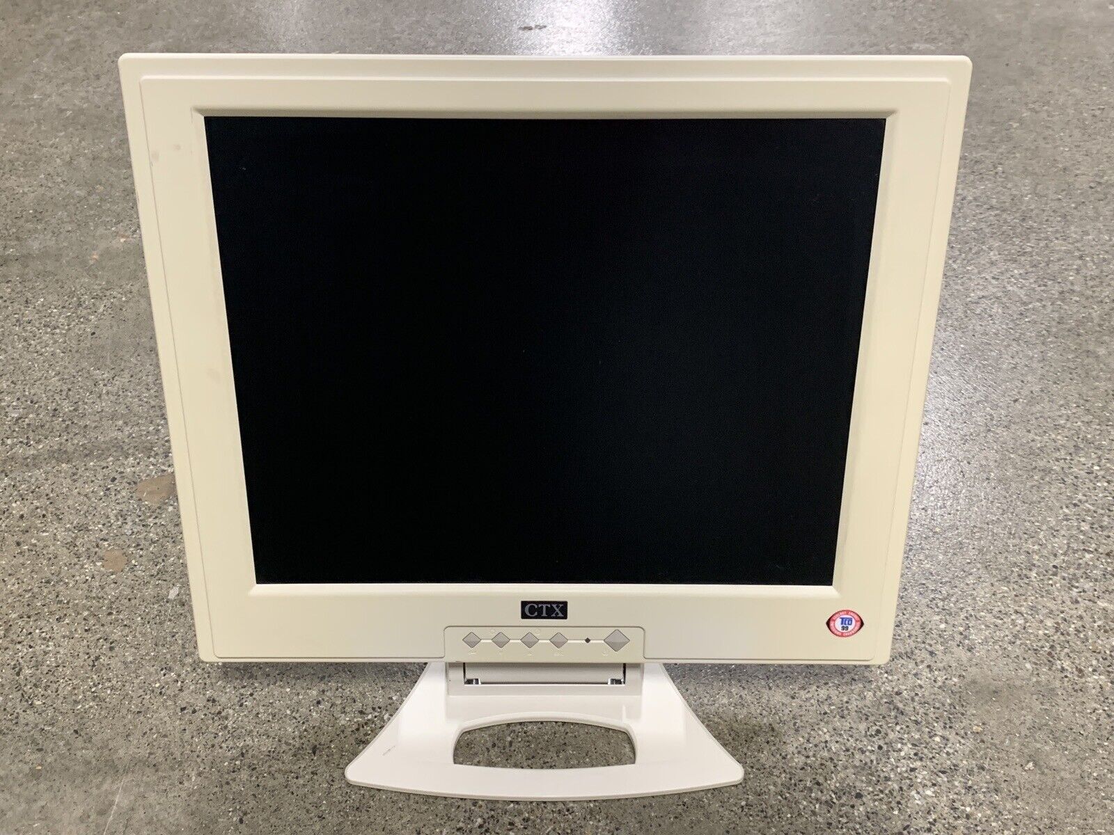 CTX S700  Monitor 17” with Power Adapter and VGA Cable RARE Vintage Retro LCD
