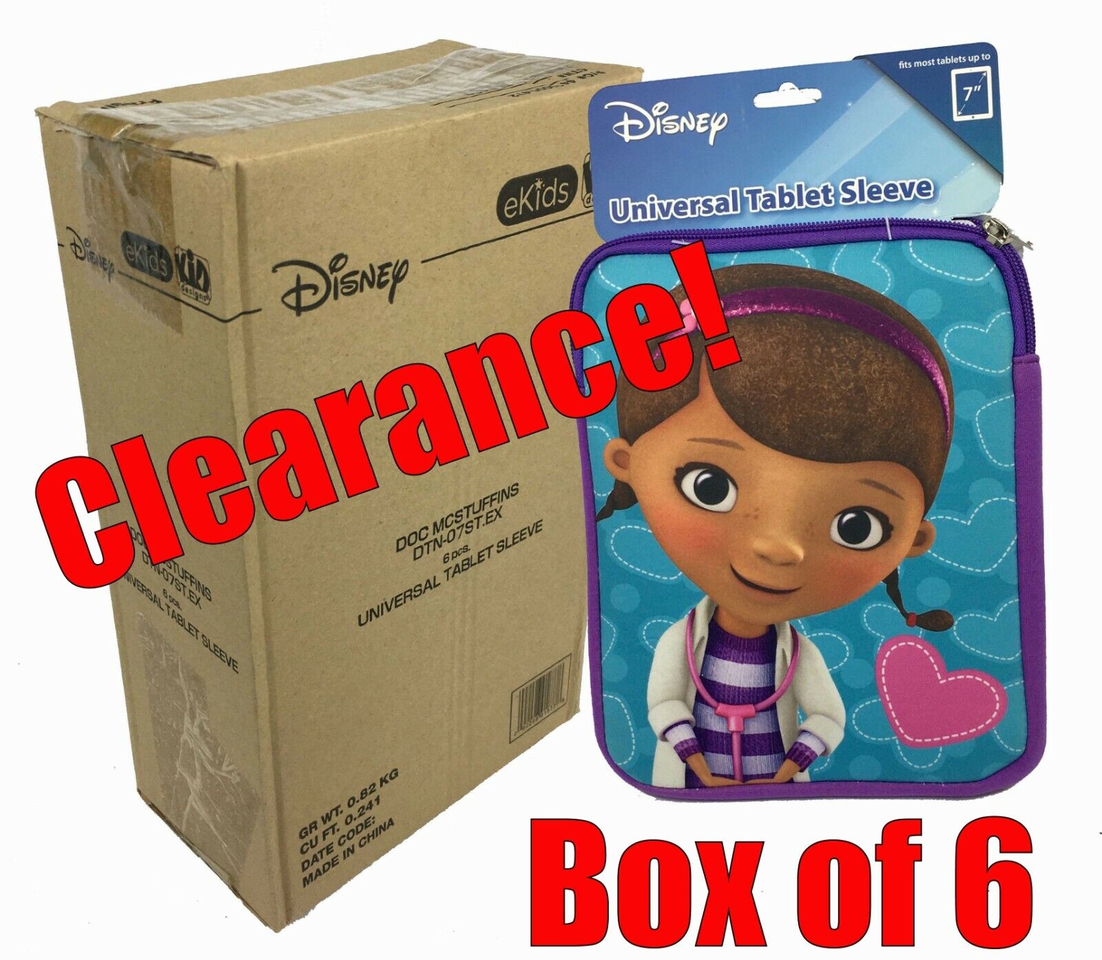 New Box Lot of 6 Disney Doc McStuffins 7\