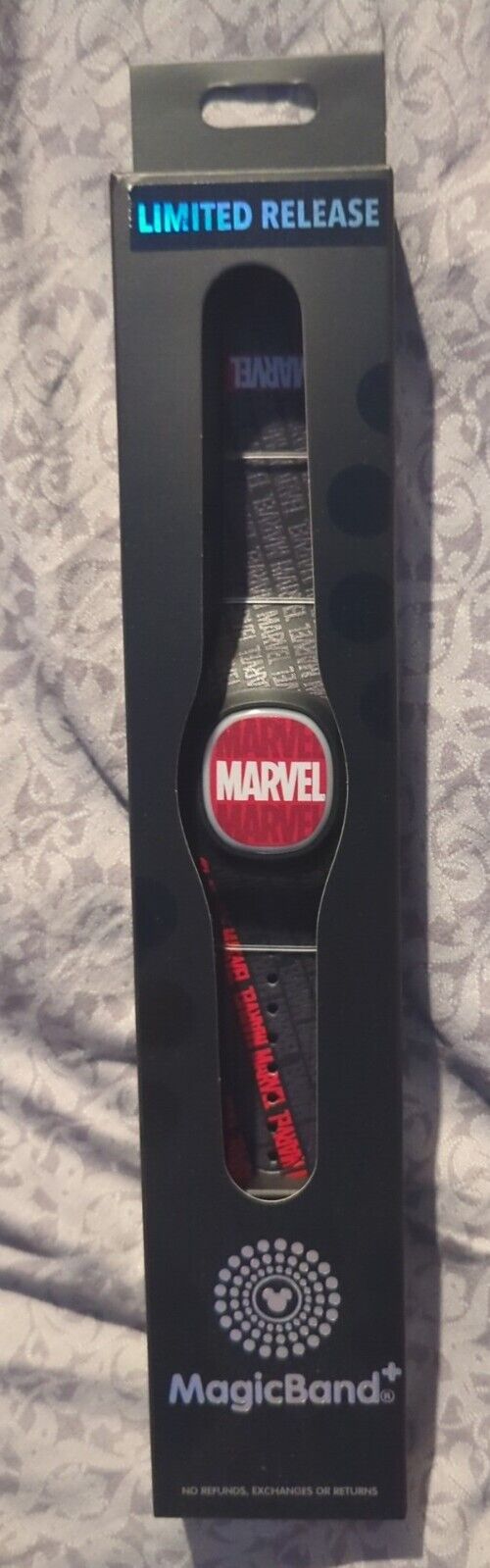 Walt Disney World Parks Marvel Logo MagicBand+ Band Plus Limited Release Red New