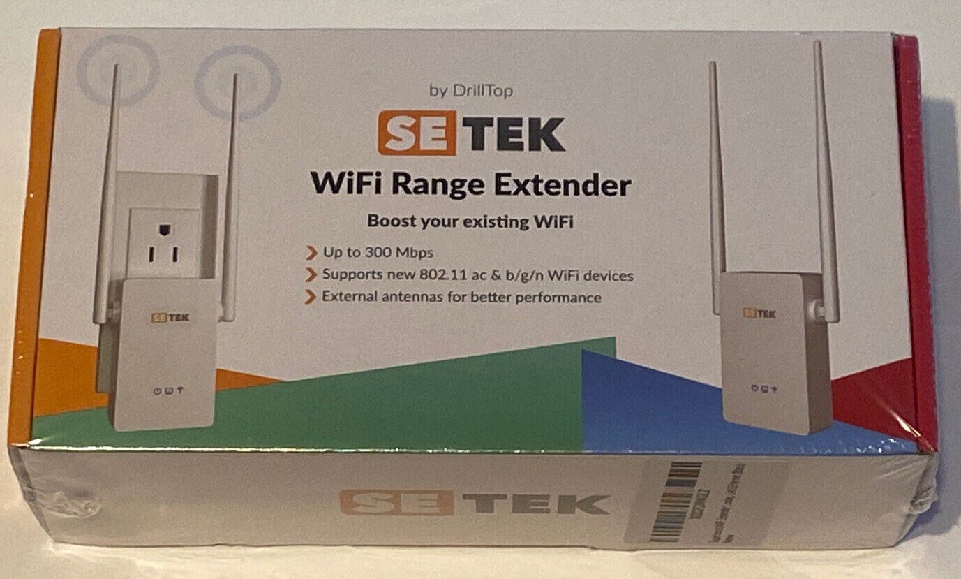 SETEK Superboost - DrillTop WiFi Wireless Range Extender Ac - B - G - N