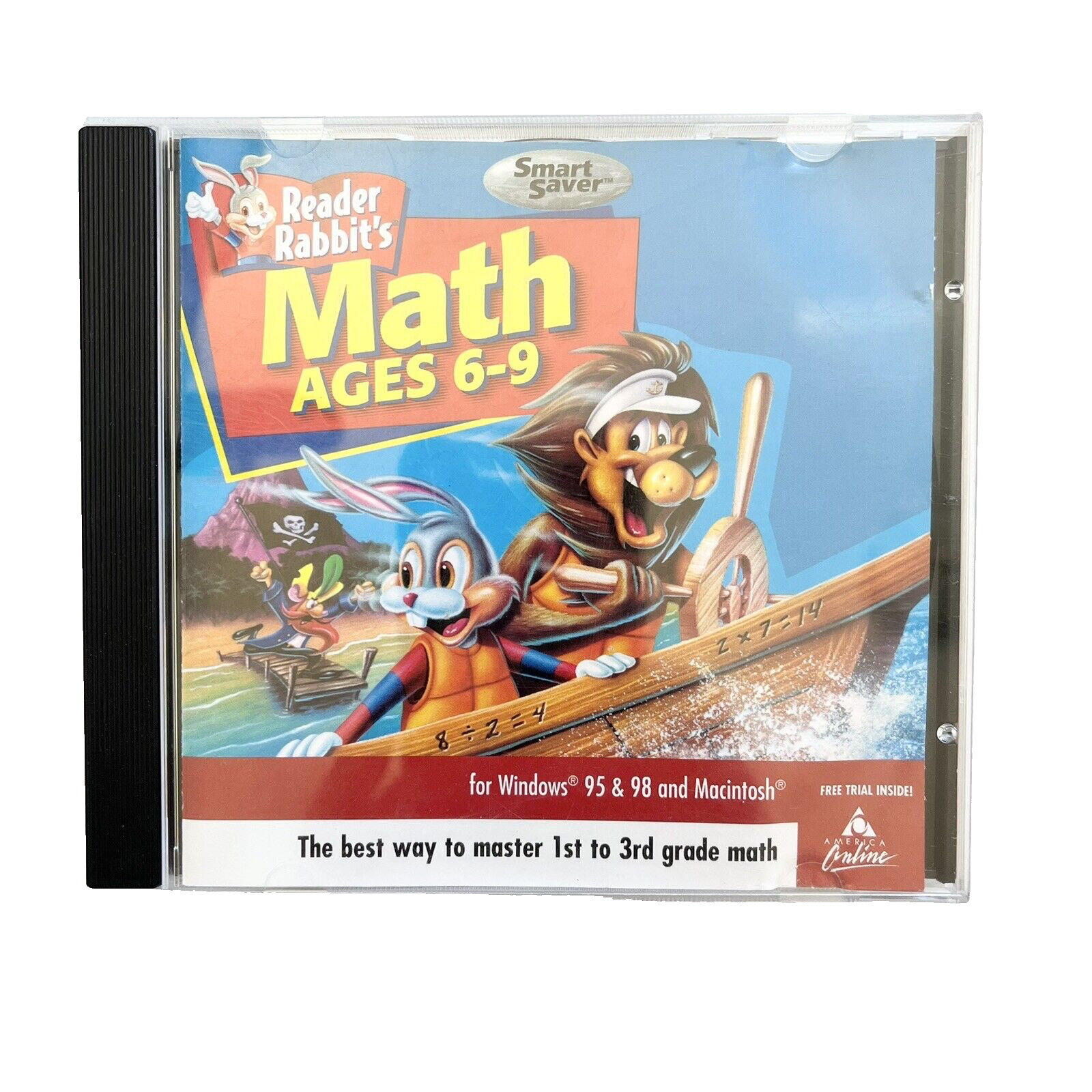 Reader Rabbit\'s: Math Ages 6-9 Early Learning Mathematics PC Game 1st-3rd Grade