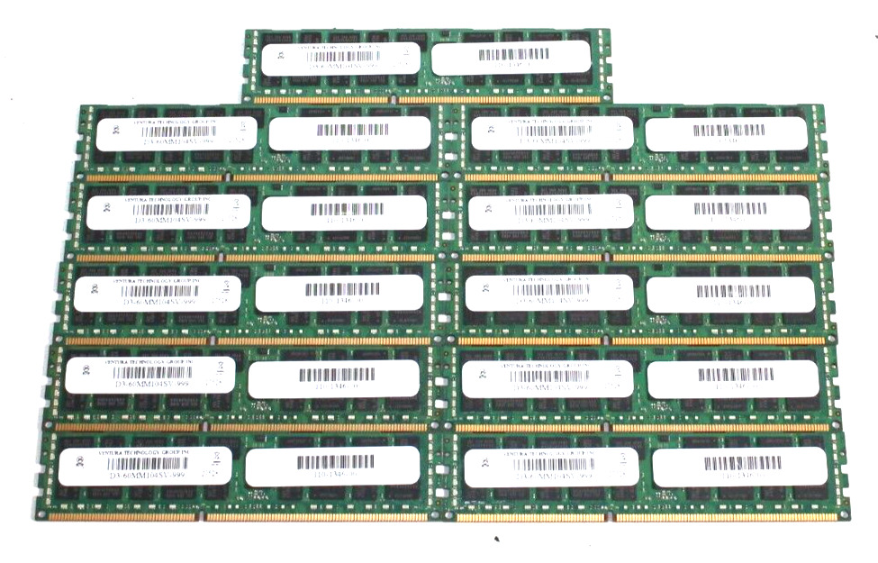 Ventura Technology 8GB PC3 Server RAM D3-60MM104SV-999 - Lot of 11