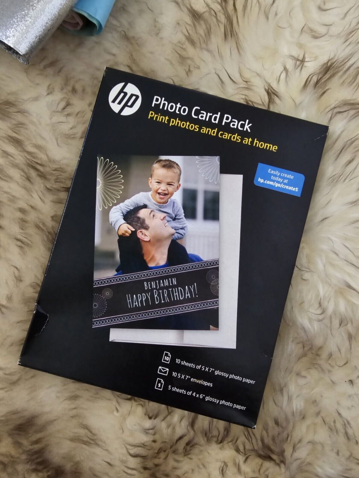 NEW HP Photo Card Pack 10 Sheets