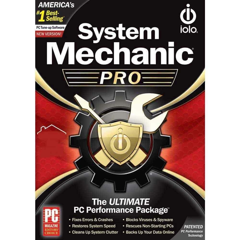 IOLO System Mechanic Pro (3 PC - 1 Year) Global Code (e-Delivery)