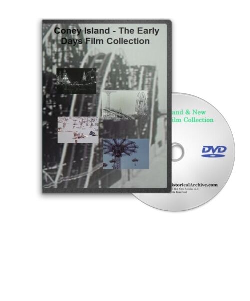 Coney Island NYC New York City Amusement Park Rides 1930s-60s DVD - A45
