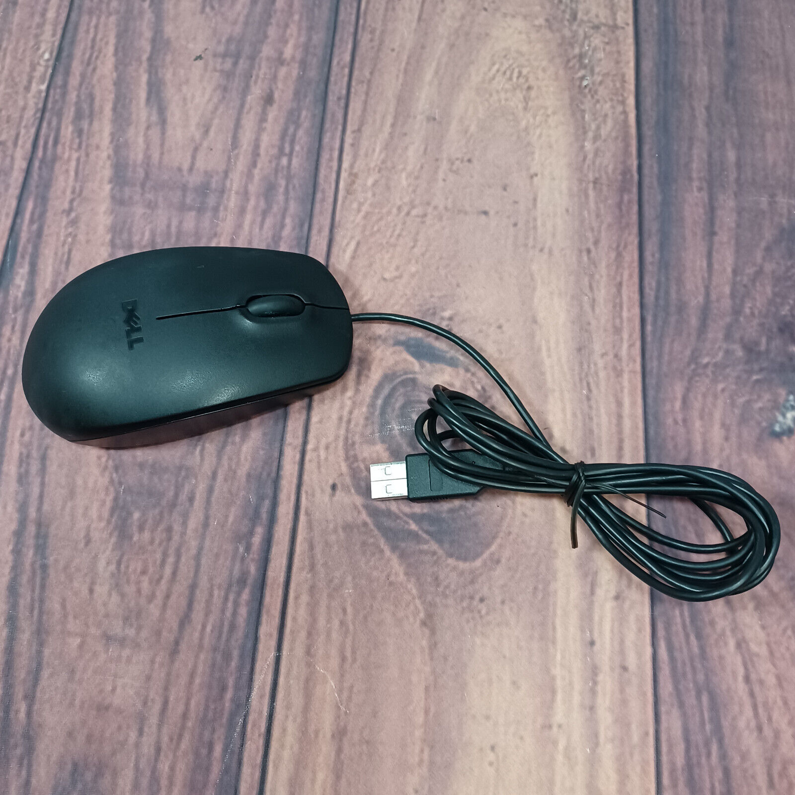 Dell USB Wired Optical Mouse M/N MS111-P (Black) OEM Original