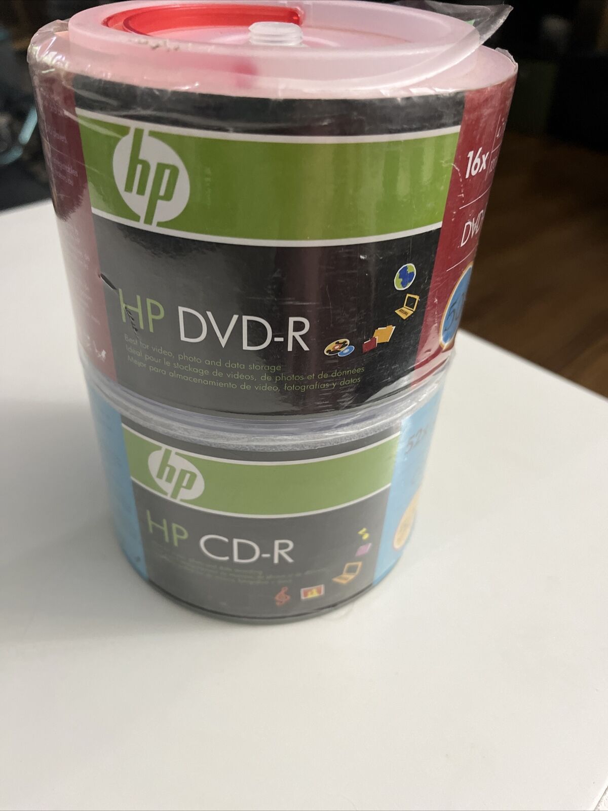 Combo Pack 50 CD-R/50 DVD-R - HP Brand - BRAND NEW IN PACKAGE