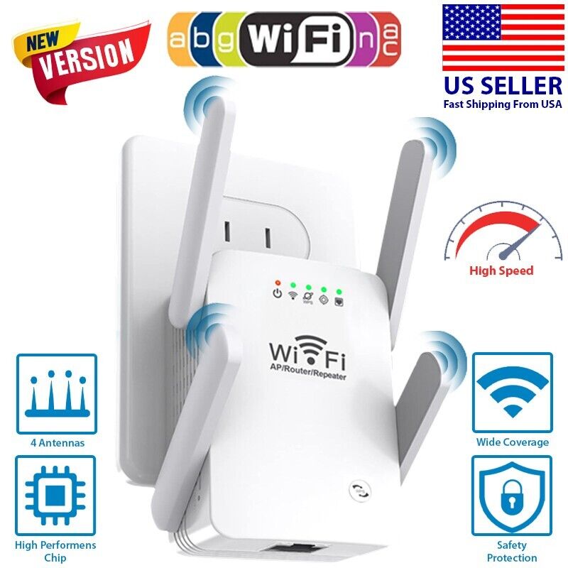 WiFi Extender Signal Booster  10000 sq.ft Coverage Wifi Range Extender Repeater