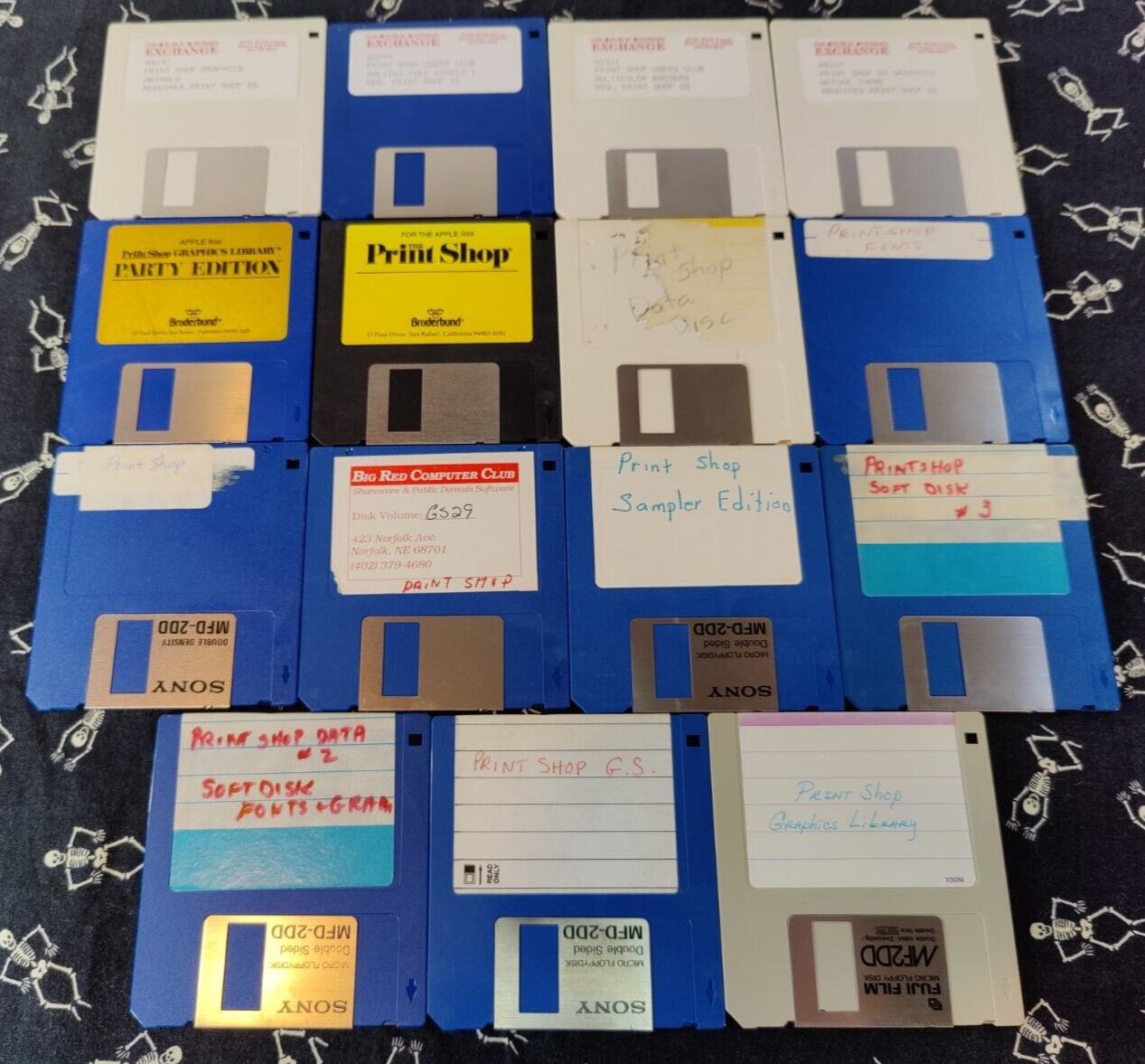 Apple IIgs Print Shop Disk lot 3.5\