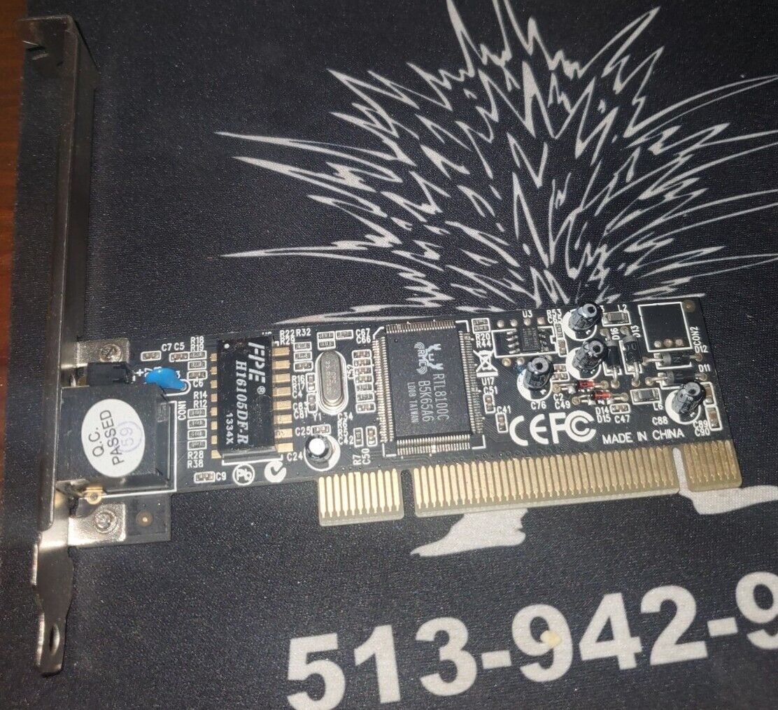 STARTECH ST100S 1-Port PCI 10/100 Mbps Ethernet Network Adapter Card. 
