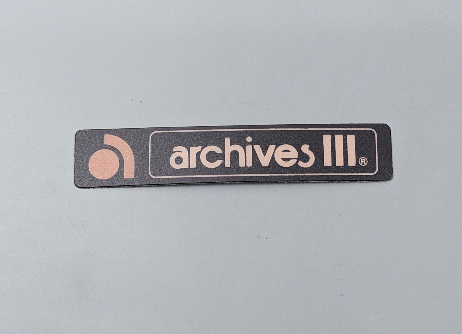 ARCHIVES III - Vintage Computer Label, Rare Tag, Sticker, New Old Stock
