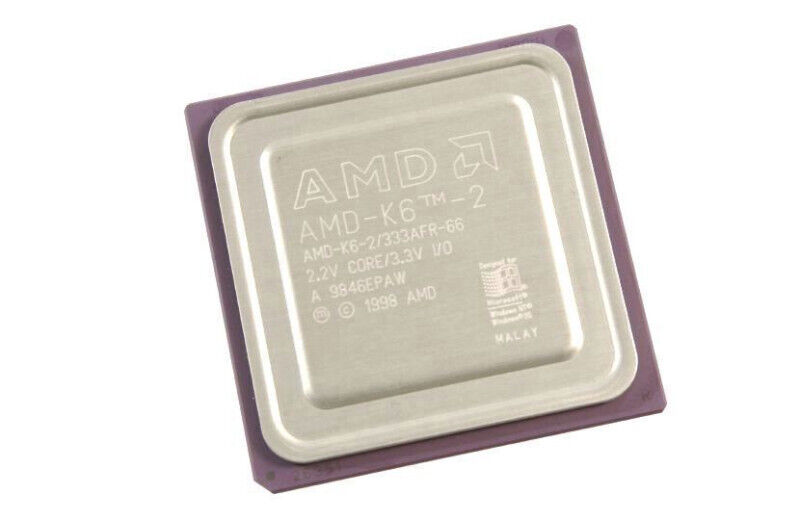 AMD-K6-2-333AFR - 333MHZ K6-2/ 333AFR 321-PIN Cpga (Processor/ CPU) 