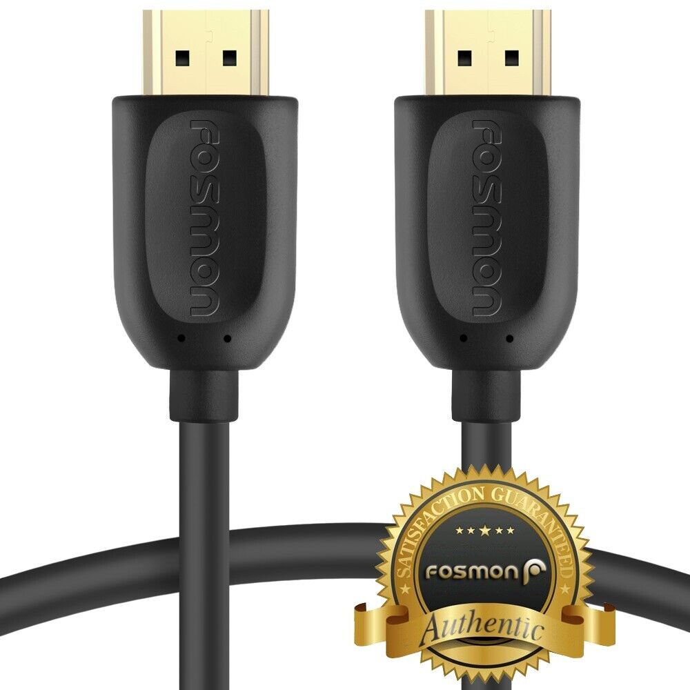 HDMI 3 6 10 15 25 30 50 FT 1.4 4K 3D HDTV PC Xbox ONE PS4 High Speed Cable Plug