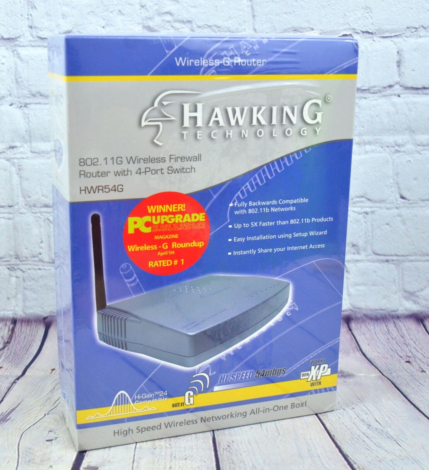 Hawking Technology HWR54G 54 Mbps 4-Port Wireless G Router