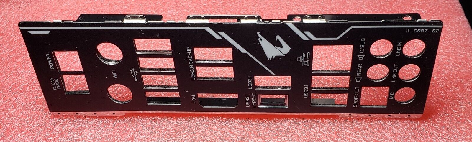 ORIGINAL  I/O IO SHIELD WITH WIFI CARD - Gigabyte Z390 Aorus Master Motherboard