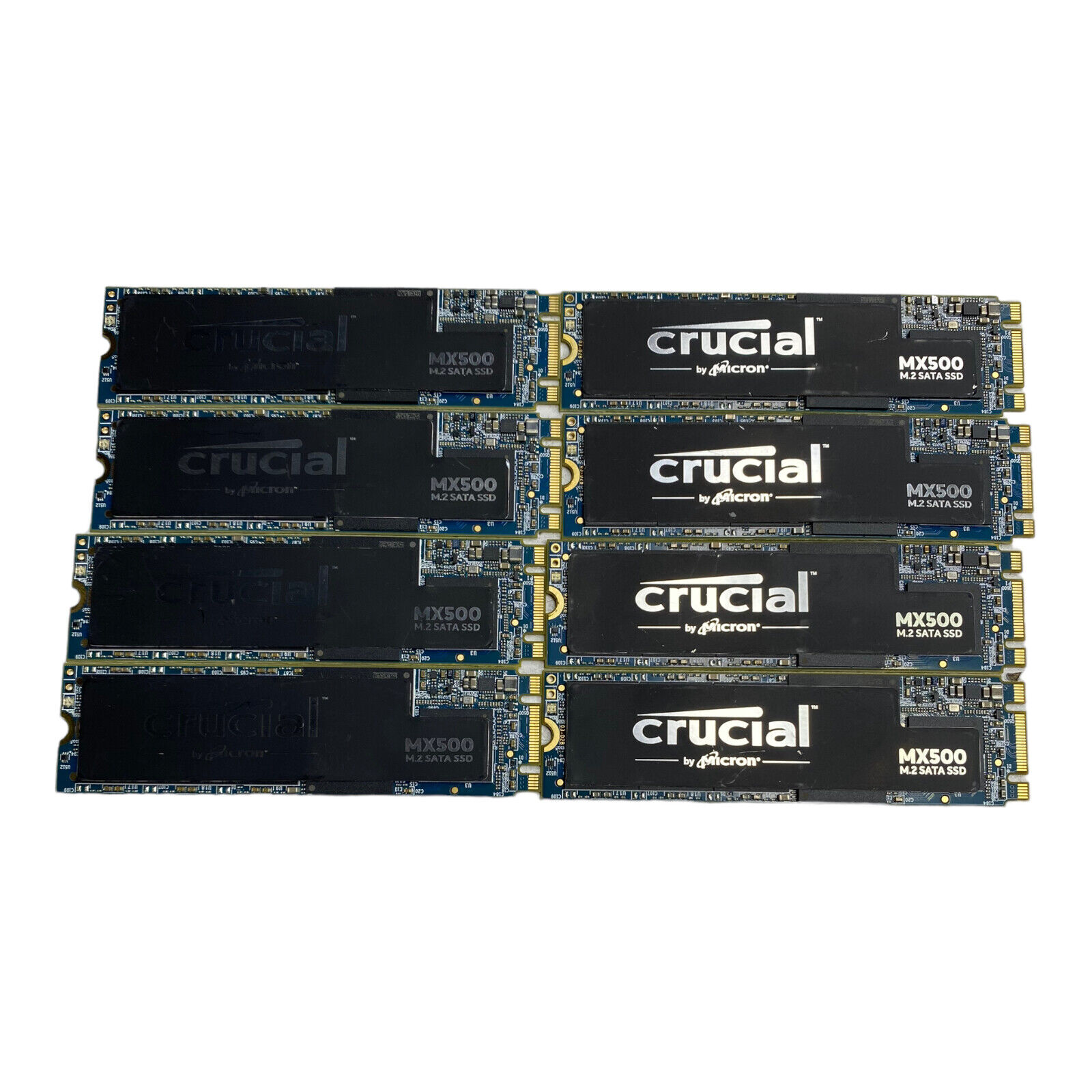Lot of 10 Crucial MX500 250GB SATA M.2 SSD Solid State Drive