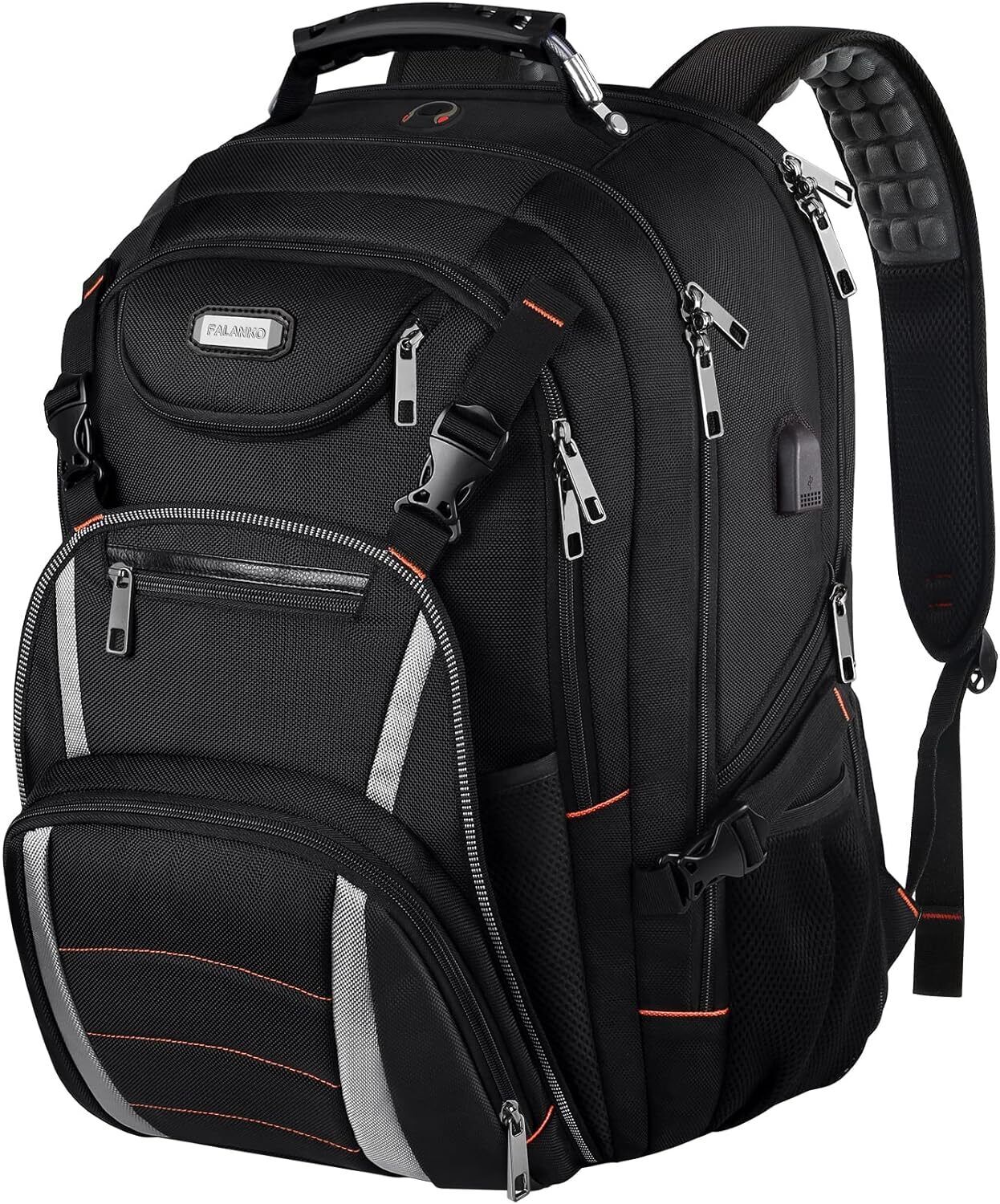 YALIXIAN Travel Laptop Backpack,Extra Large 18.4 Inch 18.4inch-blackgrey 