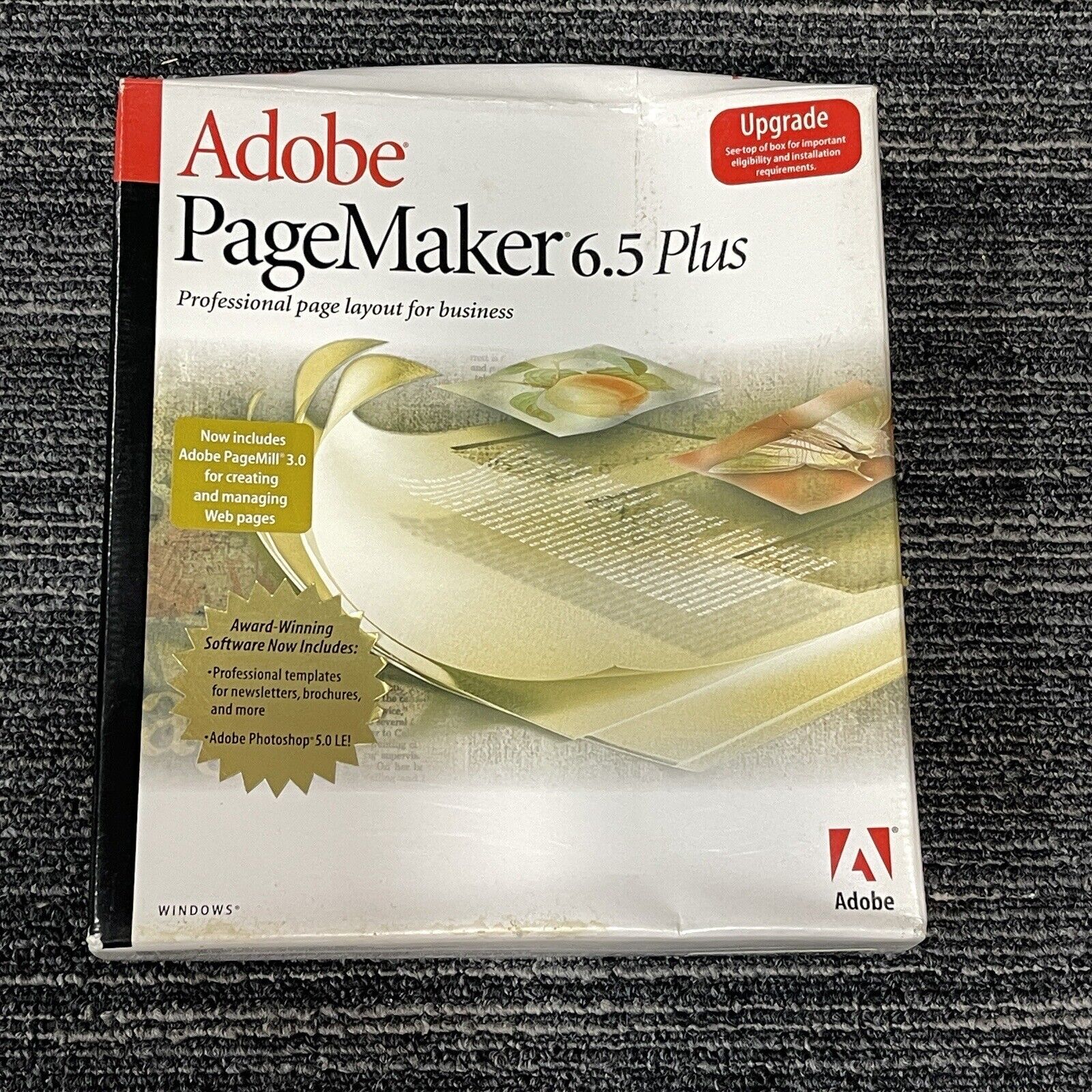 Vintage 1996 Adobe PageMaker Version 6.5 CD-ROM